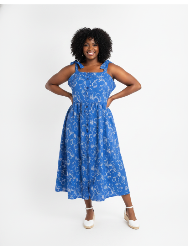 Free Assembly Blued Summer Dress Size 3X NWT