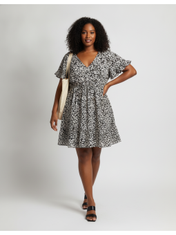 Terra & Sky Floral Dress Size 2X NWT