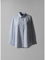 TORRID Blue/Wht Striped Button Up Size 3 (22/24)