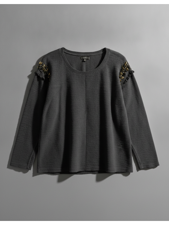 Lane Bryant Black Knit Top Size 22/24