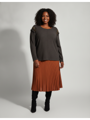 Lane Bryant Black Knit Top Size 22/24