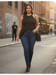 TORRID Black Tank Size 3 (22/24)