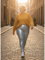 Old Navy Silver Leggings Size 3X NWT