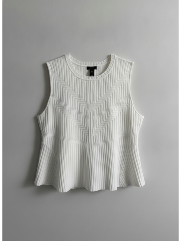 Halogen White Sweater Vest Size 2X