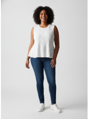 Halogen White Sweater Vest Size 2X