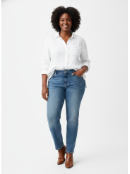 JAG Medium Wash Elastic Waistband Jean Size 20