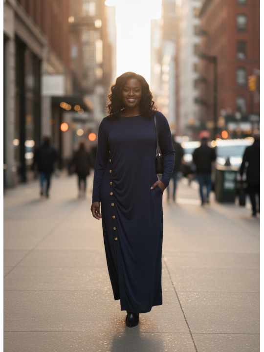 ELOQUII Navy Dress Size 20