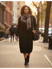 Nordstrom Rack Black Sweater Dress Size 1X