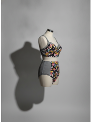 TORRID 2-Piece Floral Swimsuit Size 2 (18/20)