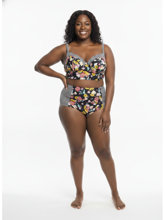 TORRID 2-Piece Floral Swimsuit Size 2 (18/20)