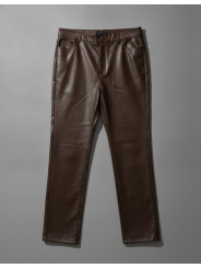 ELOQUII Brown Pleather Pants Size 20