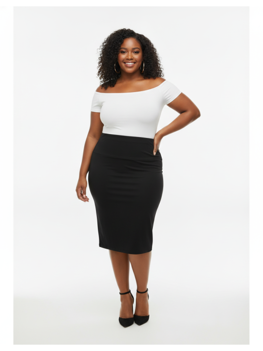 TORRID Black Pencil Skirt Size 2 (18/20)