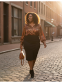 TORRID Black Pencil Skirt Size 2 (18/20)