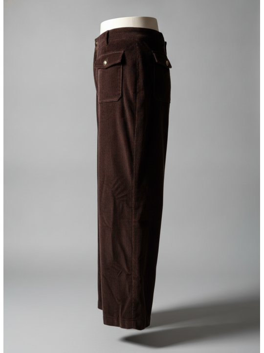 ELOQUII Brown Corduroy Pants Size 20