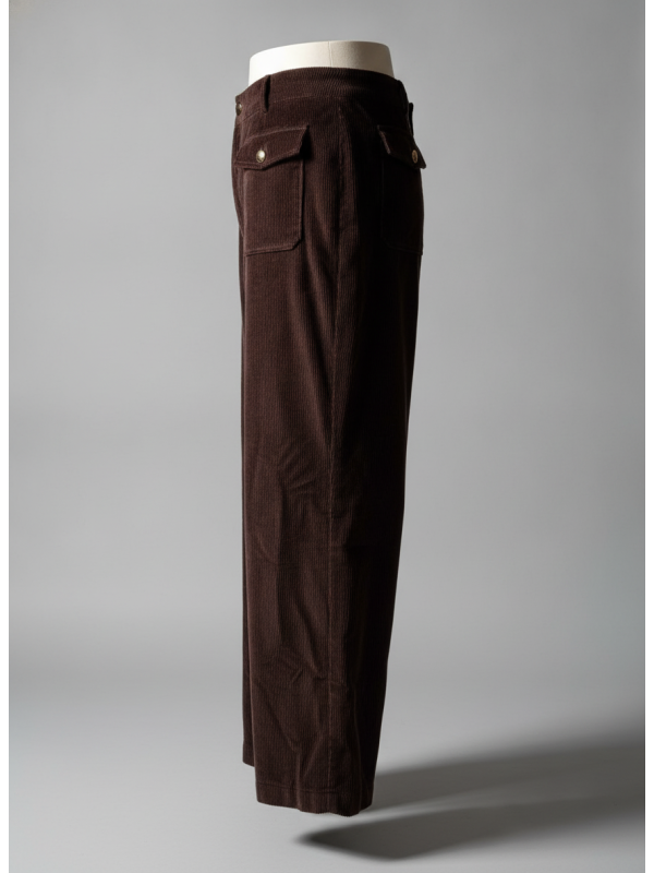 ELOQUII Brown Corduroy Pants Size 20