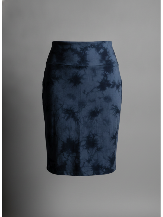 TORRID Blue Tie-Dye Pencil Skirt Size 2 (18/20)