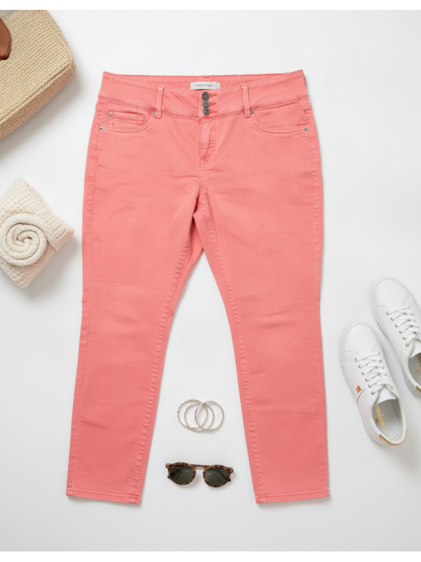 Torrid Coral Denim Pant Size 20R
