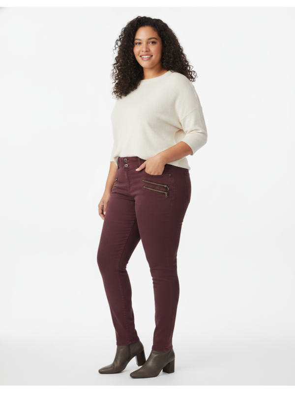 Torrid Purple Denim Pant Size 20R