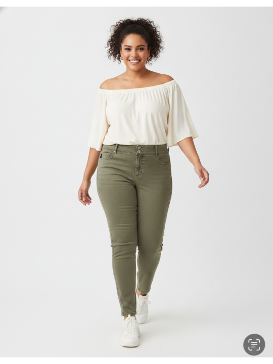 Torrid Green Denim Pant Size 20R