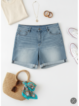 Terra & Sky Medium Wash Shorts Size 20