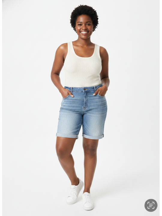 Terra & Sky Medium Wash Shorts Size 20