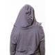 YUMMIE GREY HOODED PULL OVER SIZE 3X NEW