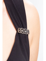 BESTY AND ADAMS BLACK MAXI DRESS