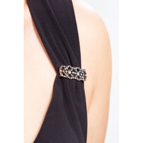 BESTY AND ADAMS BLACK MAXI DRESS