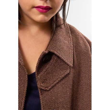 LAUREN BROWN COAT 20W