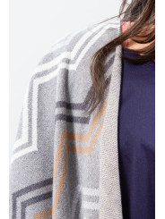 TALBOTS PRINTED PONCHO