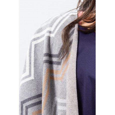 TALBOTS PRINTED PONCHO