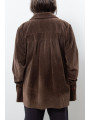 J.JILL CORDUROY BROWN JACKET XL