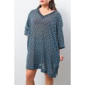 LAND'SEND PRINTED COVER UP 2X