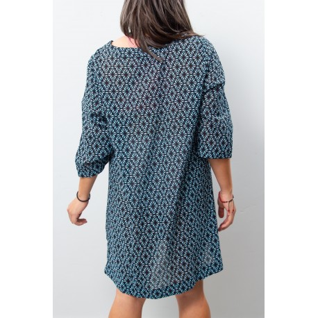 LAND'SEND PRINTED COVER UP 2X