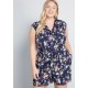 Modcloth Read it and Steep Romper Size 3X