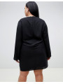 ASOS Design Curve Embroidered Mini Shift Dress