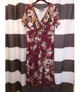 Lady Vintage Ada Dress Winter Bloom Size 18