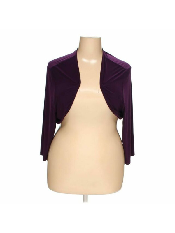 IGIGI Jewel Purple Shrug Size 18/20