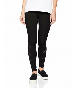 Yummie Women's Signature Waistband Ankle Legging with Mesh Trim 3X