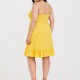 Torrid Yellow Skater Dress Size 2 (18/20)