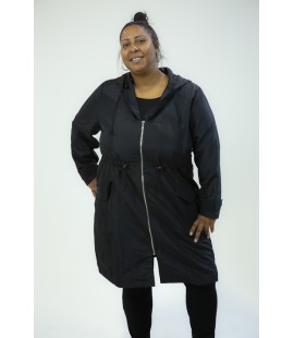 IGIGI BLACK RAINCOAT NEW