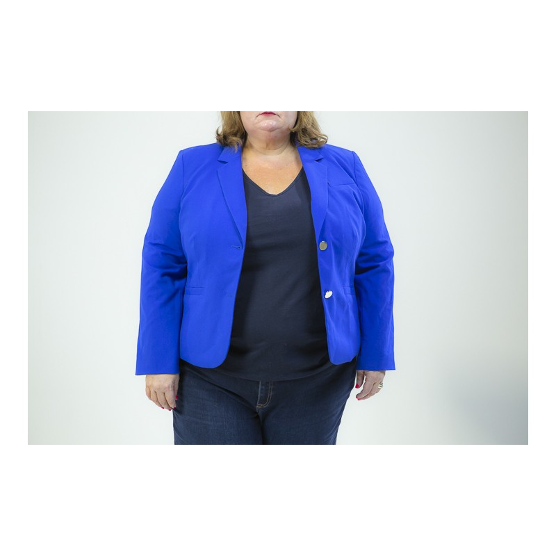fitted plus size blazer