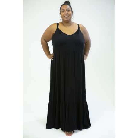 Torrid Black Maxi Dress Size 6